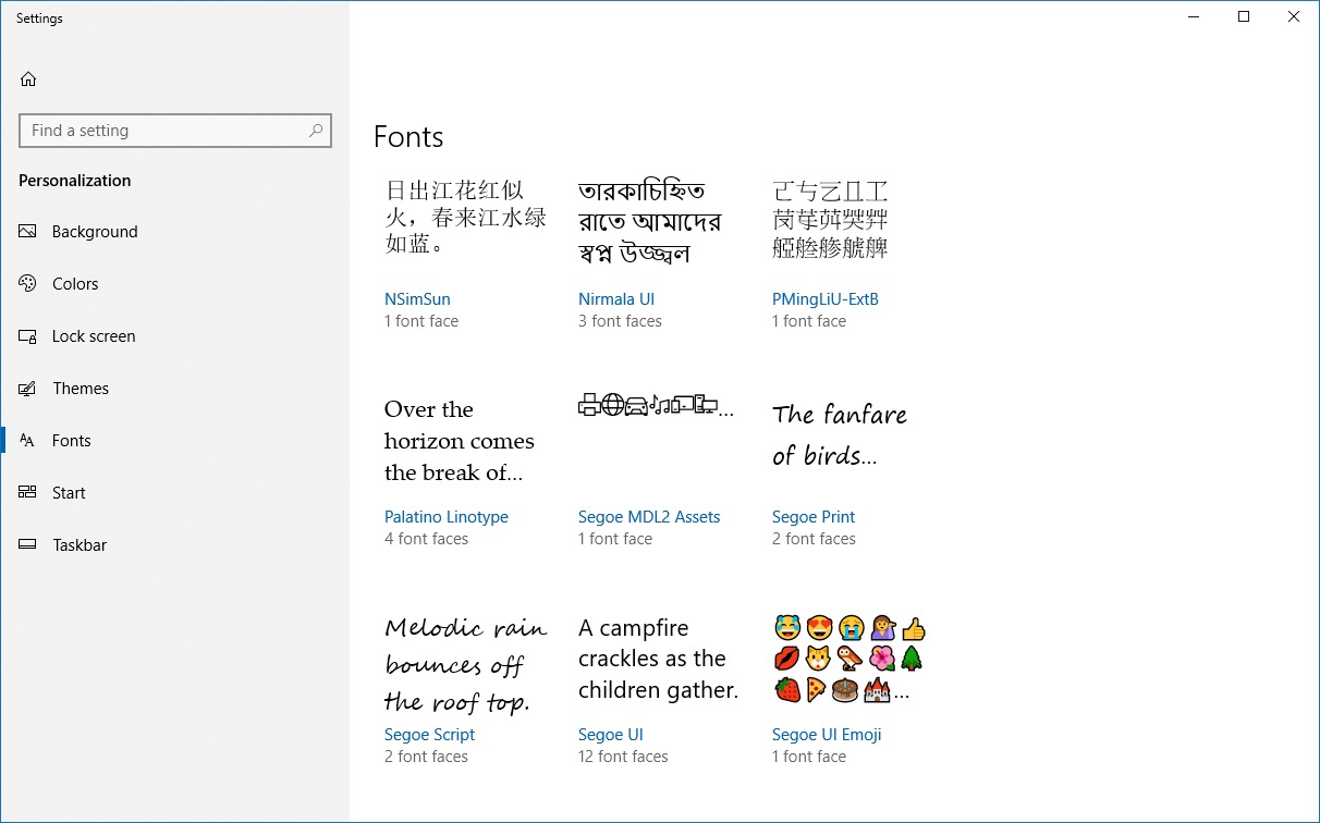Microsoft windows fonts download