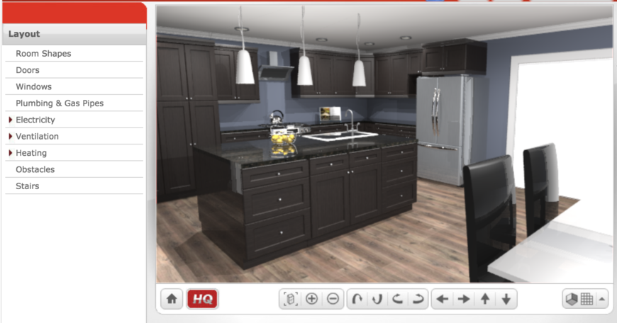 Design your own kitchen layout